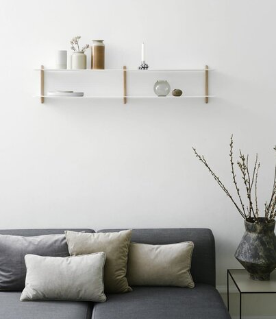 Gejst Gejst NIVO C wall shelf light oak white Gejst Gejst NIVO C wall shelf light oak white