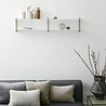 Gejst Gejst NIVO C wall shelf light oak white Gejst Gejst NIVO C wall shelf light oak white