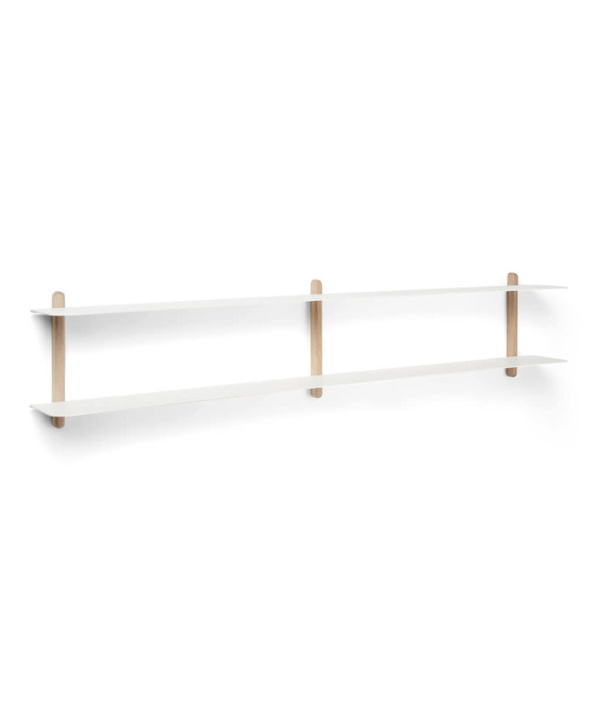Gejst Gejst NIVO C wall shelf light oak white Gejst Gejst NIVO C wall shelf light oak white
