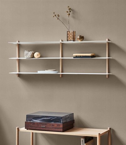 Gejst Gejst NIVO D wall shelf Light Oak white Gejst Gejst NIVO D wall shelf Light Oak white