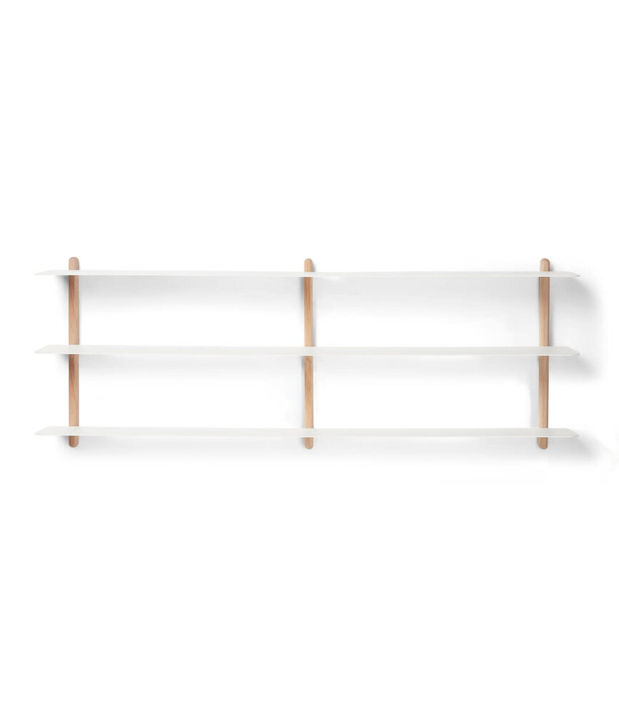Gejst Gejst NIVO D wall shelf Light Oak white Gejst Gejst NIVO D wall shelf Light Oak white