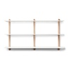 Gejst Gejst NIVO D Large wall shelf Light Oak white Gejst Gejst NIVO D Large wall shelf Light Oak white
