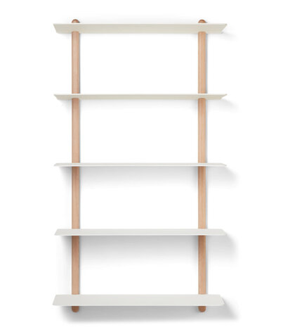 Gejst Gejst NIVO E Large wall shelf light oak white Gejst Gejst NIVO E Large wall shelf light oak white