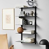 Gejst Gejst NIVO E Large wall shelf black Gejst Gejst NIVO E Large wall shelf black