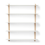 Gejst Gejst NIVO E wall shelf Light oak white Gejst Gejst NIVO E wall shelf Light oak white