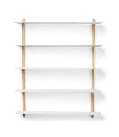 Gejst Gejst NIVO E wall shelf Light oak white Gejst Gejst NIVO E wall shelf Light oak white