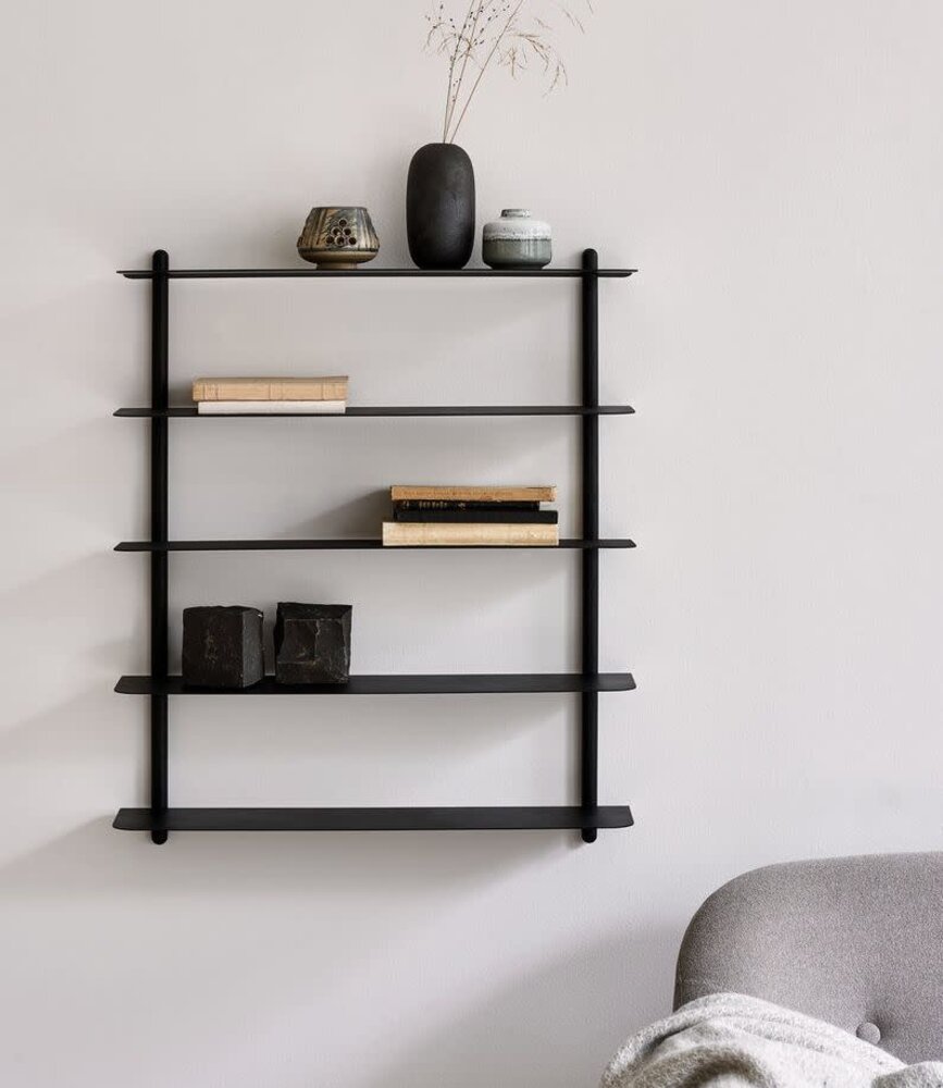 Gejst Gejst NIVO E wall shelf black Gejst Gejst NIVO E wall shelf black