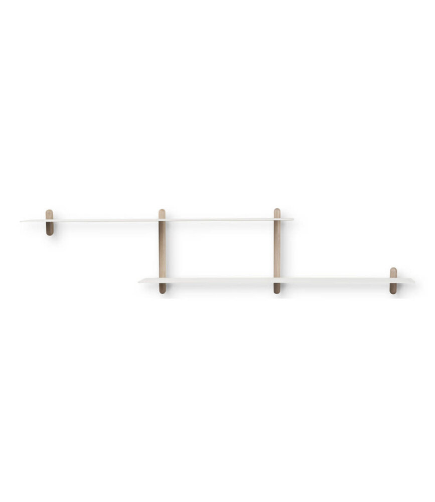 Gejst Gejst NIVO H wall shelf Light Oak white Gejst Gejst NIVO H wall shelf Light Oak white