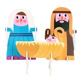 OMM Design OMM Design 3D Puzzle Crib Nativity Set OMM Design OMM Design 3D Puzzle Crib Nativity Set