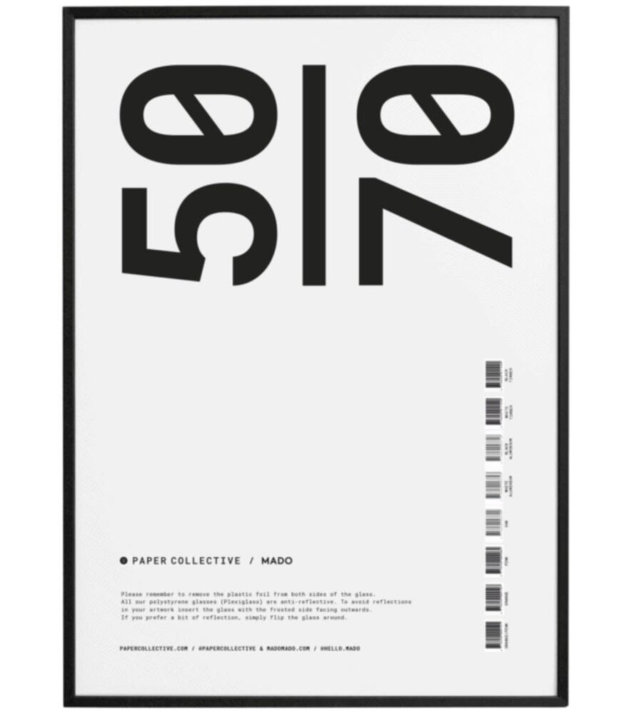Paper Collective Paper Collective 50x70cm fotolijst zwart Paper Collective Paper Collective 50x70cm fotolijst zwart