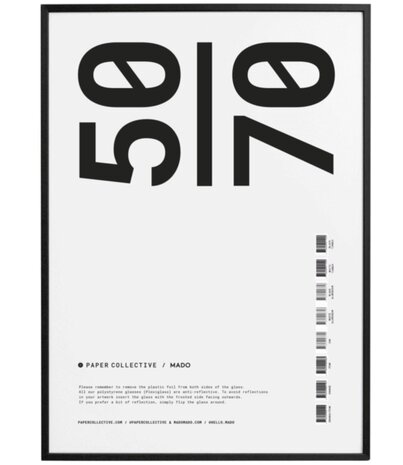 Paper Collective Paper Collective 50x70cm fotolijst zwart Paper Collective Paper Collective 50x70cm fotolijst zwart