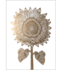 Monika Petersen 50x70 Lino Print Gold Sunflower Gold White Monika Petersen 50x70 Lino Print Gold Sunflower Gold White