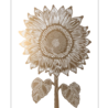 Monika Petersen Monika Petersen Lino Print Gold Sunflower Gold White 50x70 Monika Petersen Monika Petersen Lino Print Gold Sunflower Gold White 50x70