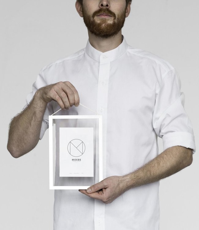 Moebe Frame White Transparant frame in A5 A4 A3 and A2 size