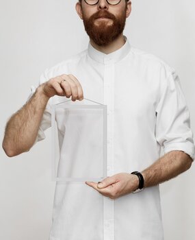 Moebe Moebe Frame A4 Frame Light Grey Transparent