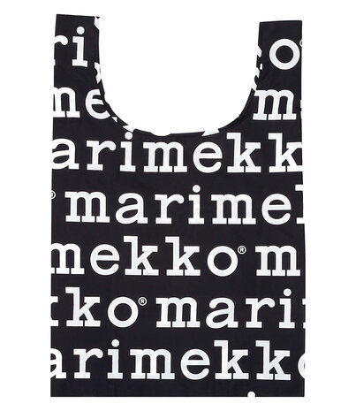 Marimekko Marimekko Smartbag Vouwtasje Marilogo zwart Marimekko Marimekko Smartbag Vouwtasje Marilogo zwart