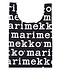 Marimekko Smartbag Vouwtasje Marilogo zwart Marimekko Smartbag Vouwtasje Marilogo zwart