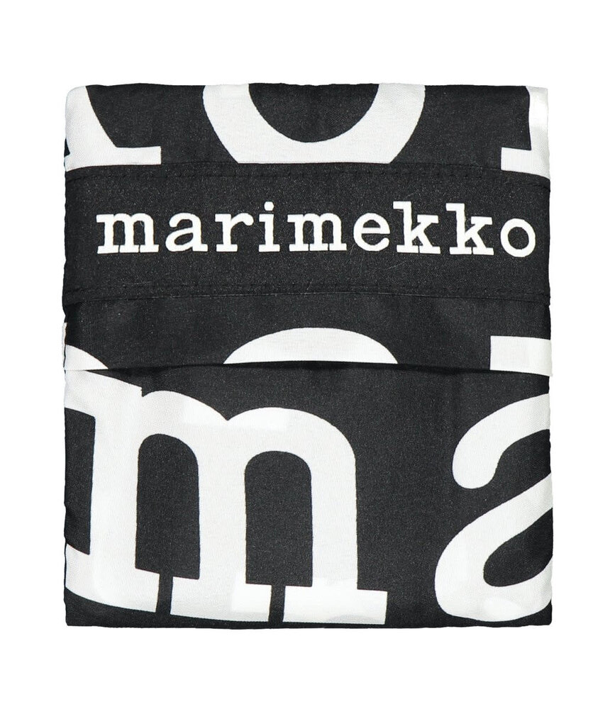 Marimekko Marimekko Smartbag Vouwtasje Marilogo zwart Marimekko Marimekko Smartbag Vouwtasje Marilogo zwart