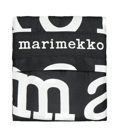 Marimekko Marimekko Smartbag Vouwtasje Marilogo zwart Marimekko Marimekko Smartbag Vouwtasje Marilogo zwart