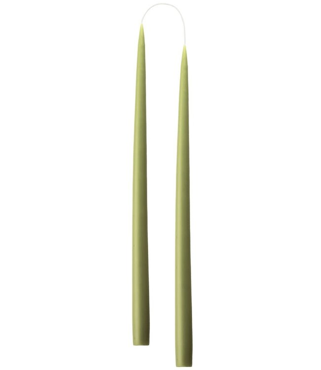 KunstIndustrien KunstIndustrien set of 2 Handmade Olive H35cm Candles