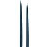 KunstIndustrien KunstIndustrien set v 2 Handgemaakt Ø2.2cm H35cm kaarsen Marine Blauw