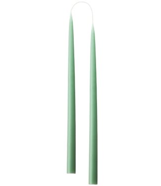 KunstIndustrien KunstIndustrien set of 2 Handmade Dark Reseda Green H35cm Candles
