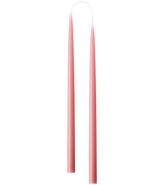 KunstIndustrien KunstIndustrien set of 2 Handmade Dark Old Rose H35cm Candles