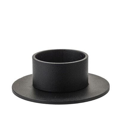 KunstIndustrien KunstIndustrien for Ø5cm candle metal matt black Candlestick round KunstIndustrien KunstIndustrien for Ø5cm candle metal matt black Candlestick round