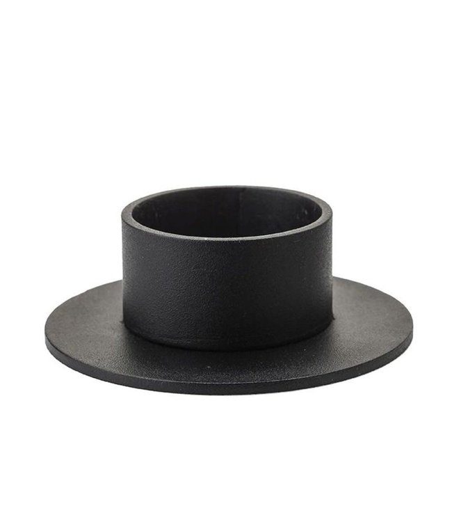 KunstIndustrien KunstIndustrien for Ø5cm candle metal matt black Candlestick round