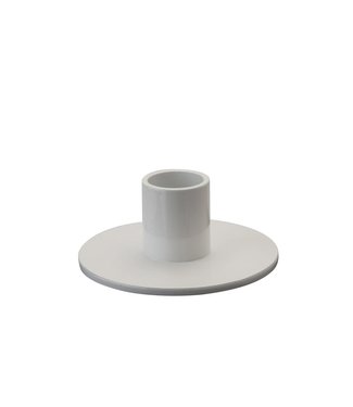 KunstIndustrien KunstIndustrien for Ø2.2cm candle metal white Candlestick round
