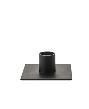KunstIndustrien KunstIndustrien for Ø2.2cm candle metal matt black Candlestick square KunstIndustrien KunstIndustrien for Ø2.2cm candle metal matt black Candlestick square