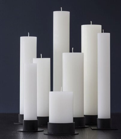 KunstIndustrien KunstIndustrien Wax Altaar Kaarsen wit Ø5cm H30cm - 90 branduren