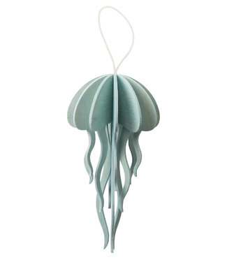 LOVI Lovi Jellyfish Light blue - 2 sizes - Birch plywood 3D-animal DIY package