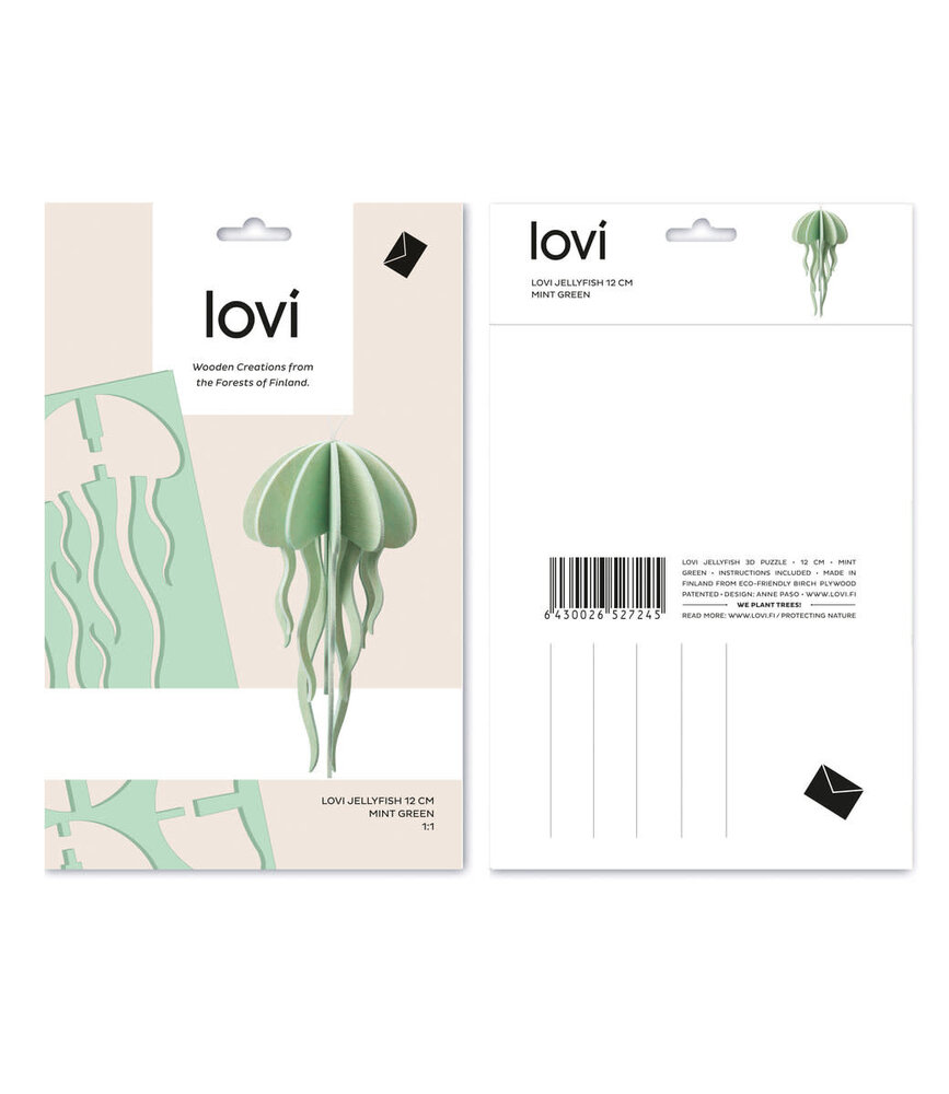 LOVI Lovi Kwal Mint - 2 formaten - berkenhout DIY pakketje LOVI Lovi Kwal Mint - 2 formaten - berkenhout DIY pakketje