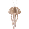 LOVI Lovi Jellyfish Natural - 2 sizes - Birch plywood 3D-animal DIY package LOVI Lovi Jellyfish Natural - 2 sizes - Birch plywood 3D-animal DIY package