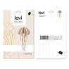 LOVI Lovi Jellyfish Natural - 2 sizes - Birch plywood 3D-animal DIY package LOVI Lovi Jellyfish Natural - 2 sizes - Birch plywood 3D-animal DIY package