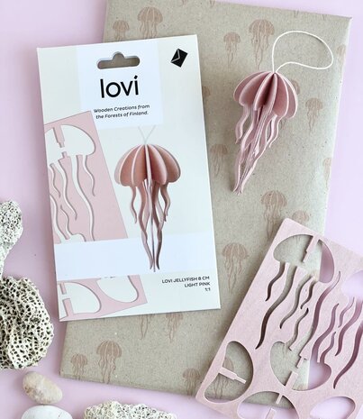 LOVI Lovi Kwal berkenhout Roze DIY pakketje - 2 formaten LOVI Lovi Kwal berkenhout Roze DIY pakketje - 2 formaten