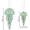 LOVI Lovi Jellyfish Natural - 2 sizes - Birch plywood 3D-animal DIY package LOVI Lovi Jellyfish Natural - 2 sizes - Birch plywood 3D-animal DIY package