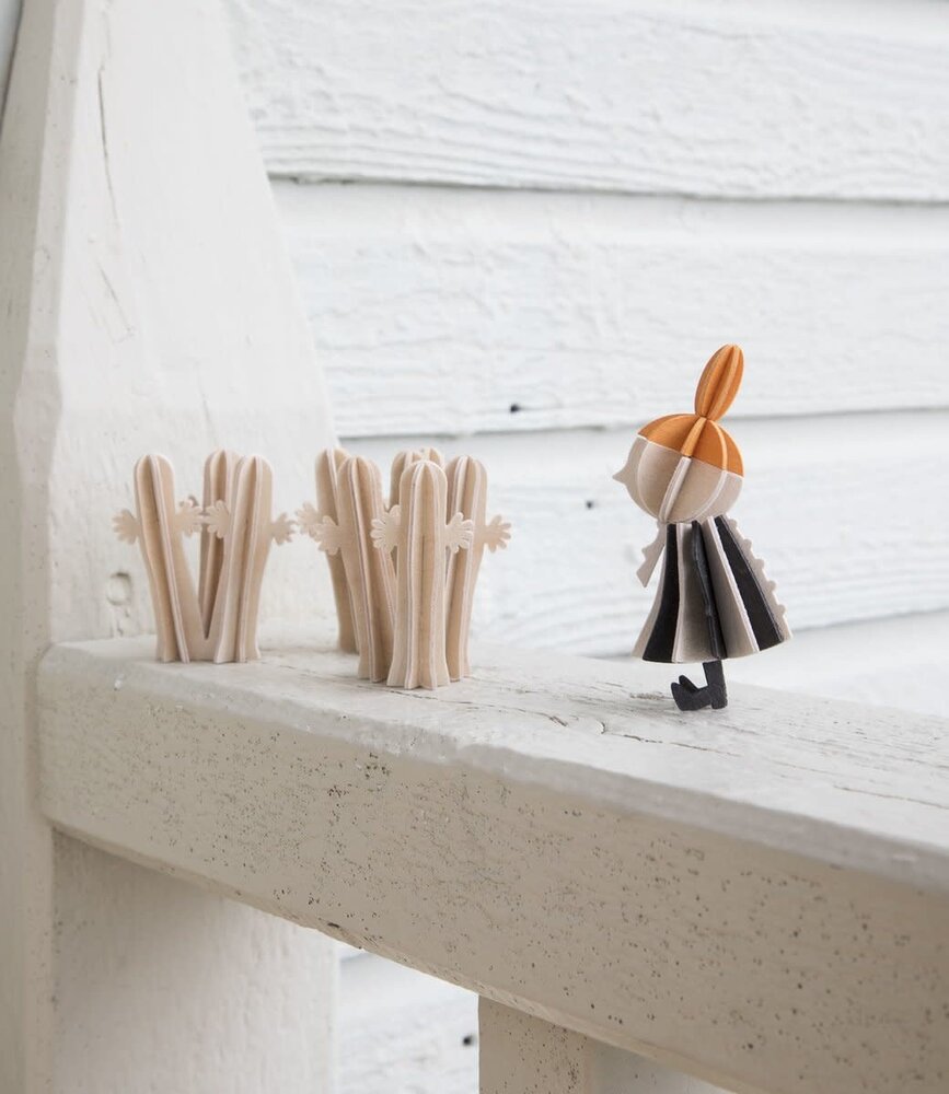 LOVI Lovi Moomin Hattifatteners 5cm - Berkenhout DIY pakketje LOVI Lovi Moomin Hattifatteners 5cm - Berkenhout DIY pakketje