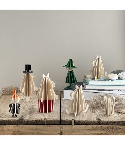 LOVI Lovi Moomin Hattifatteners 5cm - Berkenhout DIY pakketje LOVI Lovi Moomin Hattifatteners 5cm - Berkenhout DIY pakketje