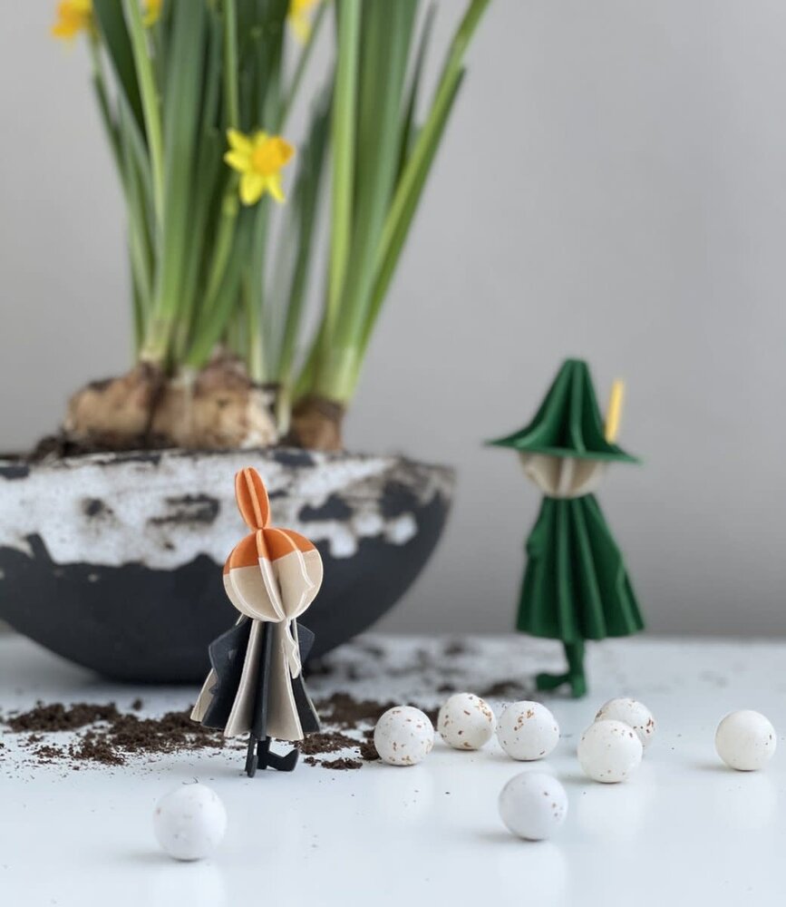 LOVI Lovi Moomin Little My 8cm - Berkenhout DIY pakketje LOVI Lovi Moomin Little My 8cm - Berkenhout DIY pakketje