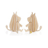 LOVI Lovi Moomin Moomintroll 9cm - Birch plywood DIY package LOVI Lovi Moomin Moomintroll 9cm - Birch plywood DIY package