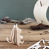 LOVI Lovi Moomin Moomintroll 9cm - Birch plywood DIY package LOVI Lovi Moomin Moomintroll 9cm - Birch plywood DIY package