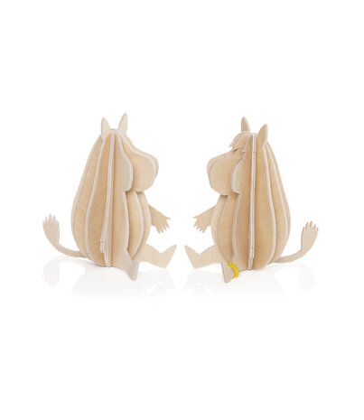 LOVI Lovi Moomin Snorkmaiden 9cm - Berkenhout DIY pakketje LOVI Lovi Moomin Snorkmaiden 9cm - Berkenhout DIY pakketje