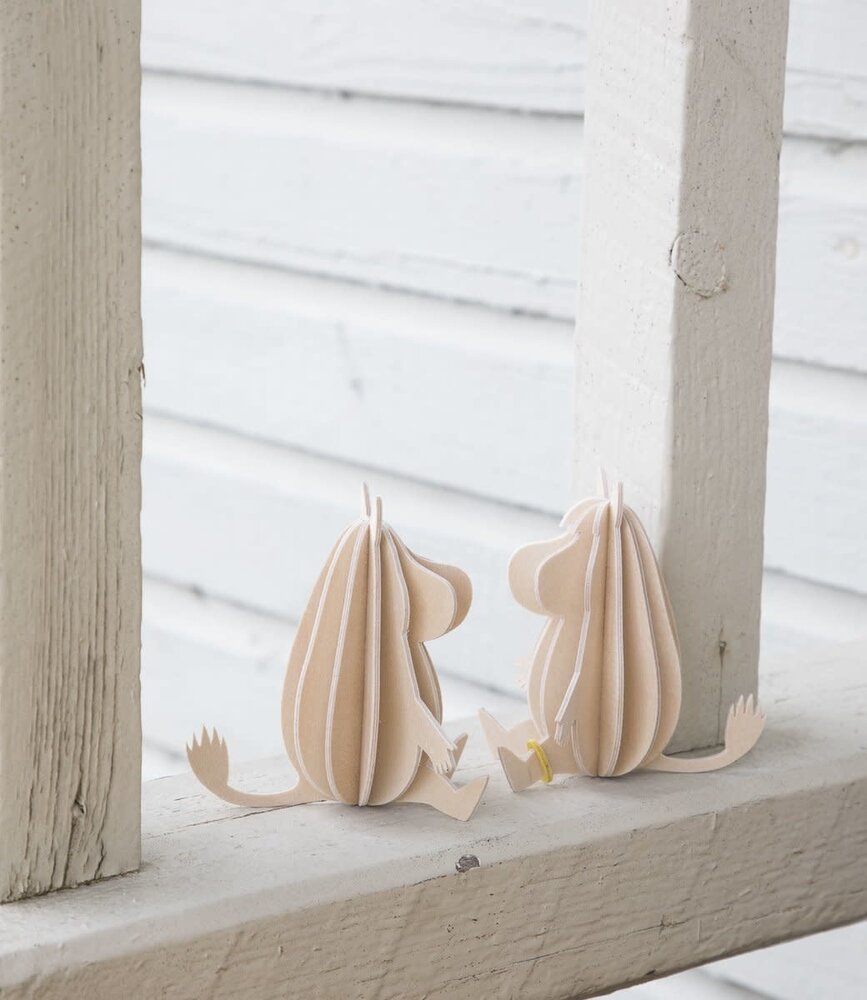 LOVI Lovi Moomin Snorkmaiden 9cm - Berkenhout DIY pakketje LOVI Lovi Moomin Snorkmaiden 9cm - Berkenhout DIY pakketje