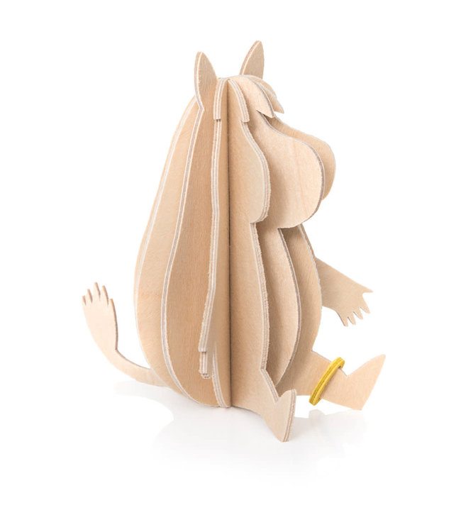 LOVI Lovi Moomin Snorkmaiden 9cm - Berkenhout DIY pakketje