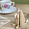 LOVI Lovi Moomin Snorkmaiden 9cm - Birch plywood DIY package LOVI Lovi Moomin Snorkmaiden 9cm - Birch plywood DIY package