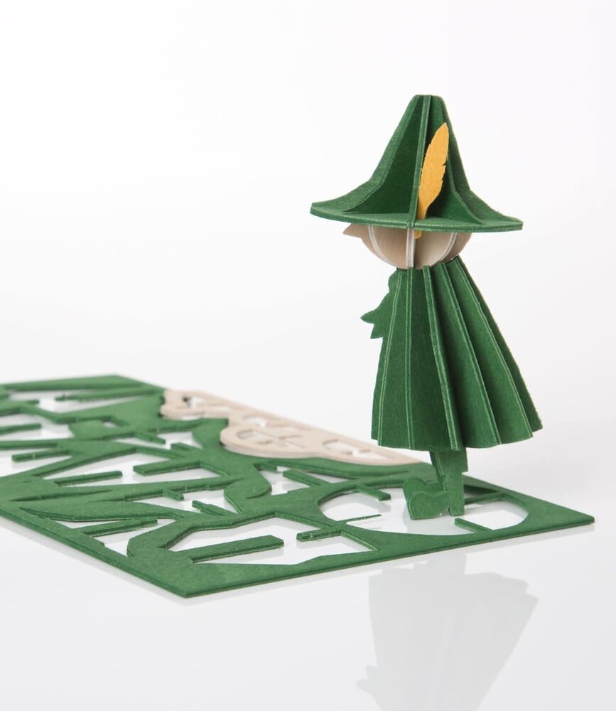 LOVI Lovi Moomin Snufkin 11cm - Berkenhout DIY pakketje LOVI Lovi Moomin Snufkin 11cm - Berkenhout DIY pakketje