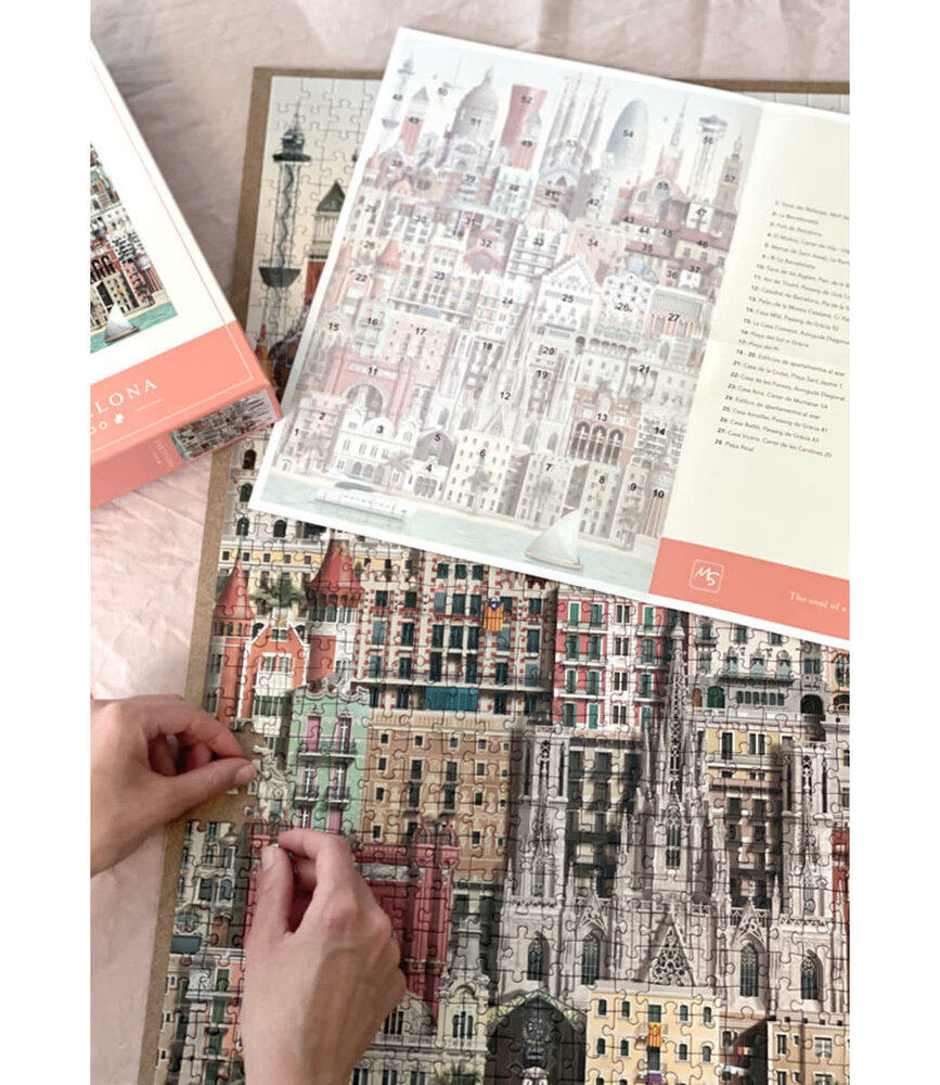 Martin Schwartz Martin Schwartz Barcelona legpuzzel 1000 stukjes – 50x70cm Martin Schwartz Martin Schwartz Barcelona legpuzzel 1000 stukjes – 50x70cm