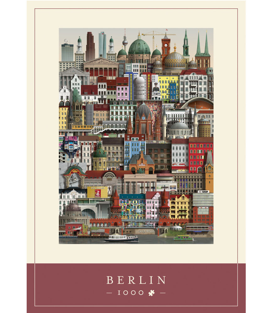 Martin Schwartz Martin Schwartz Berlijn legpuzzel 1000 stukjes – 50x70cm Martin Schwartz Martin Schwartz Berlijn legpuzzel 1000 stukjes – 50x70cm